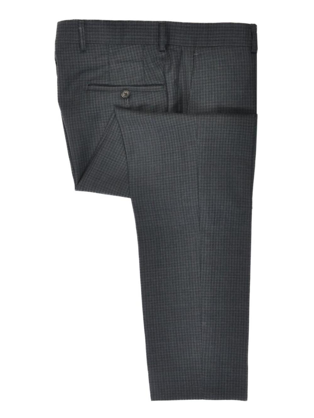 Samuelsohn Grey Check Madison Pants 34 38210